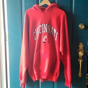 Cincy Bearcats Mick Cronin signed Vtg Hoodie